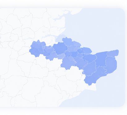 Areas covered by C&R Drainage